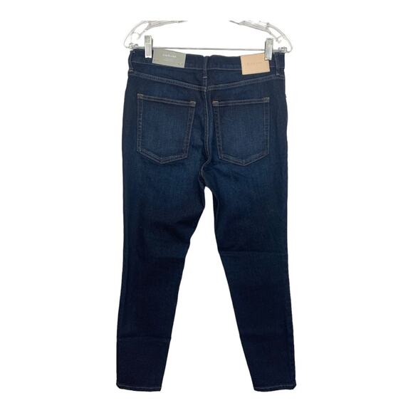 Everlane womens 30 jeans high rise skinny ankle new casual basic dark - Picture 3 of 12